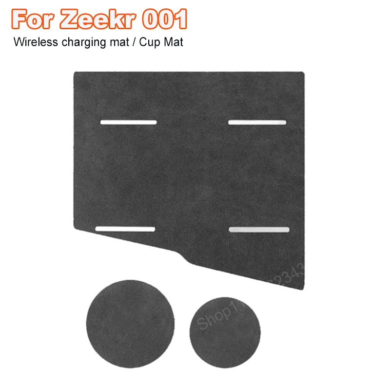 

For Zeekr 001 2021 2023 2024 Central Control Pad Wireless Charging Mat Car Interior Products Door Groove Pad Accessories