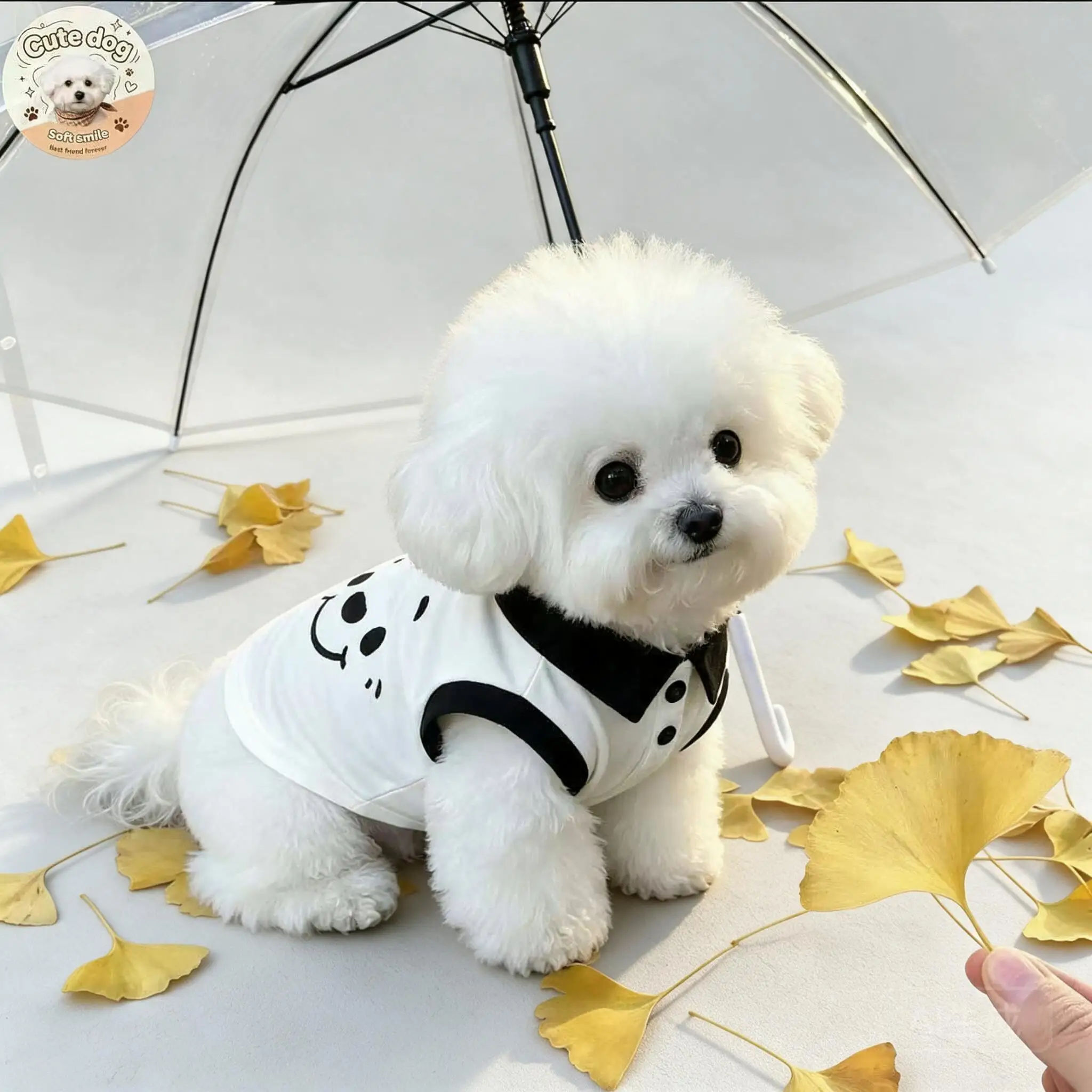 Cartoon Pattern Breathable Combed Cotton Pet Polo Shirt Casual Soft Cute Dog Clothing For Small Dogs Bichon Puppy S M L Xl 2xl