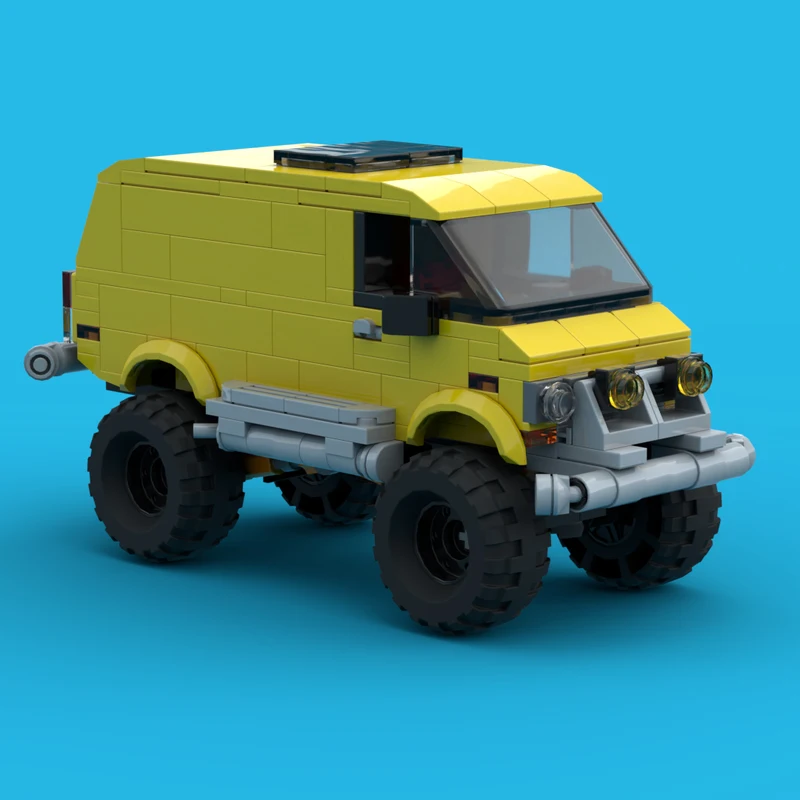 

Speed Racing Car Model MOC Building Bricks Off-Road Vehicle Modular Technology Children Holiday Gifts Assemble Toys Suit