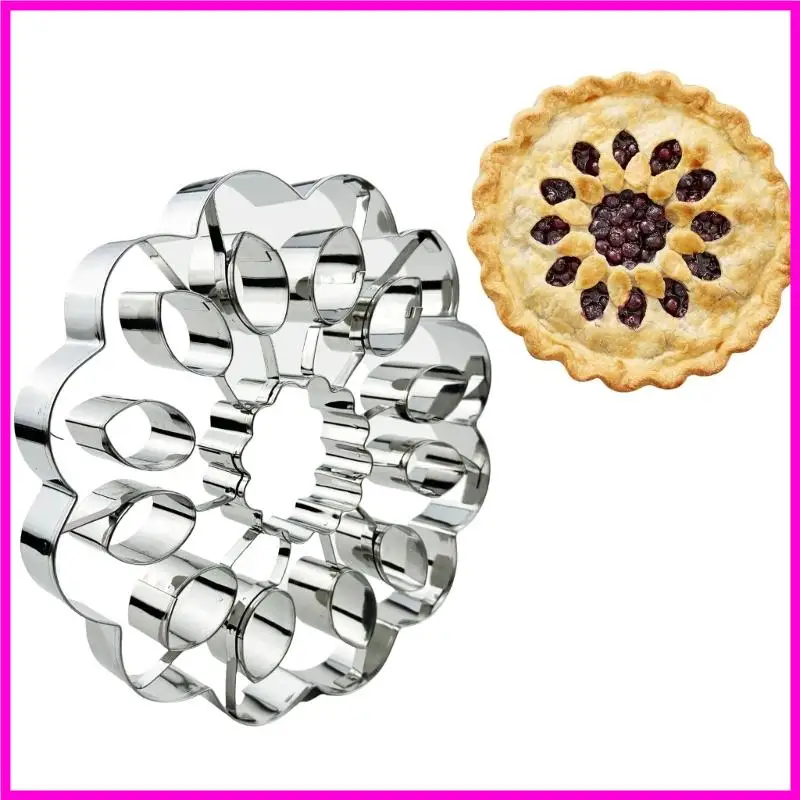 57BE Sun Flor Bolo Bolo aço inoxidável Cutter Cut Cutter Decorativo Mold para entusiastas criativos panificação