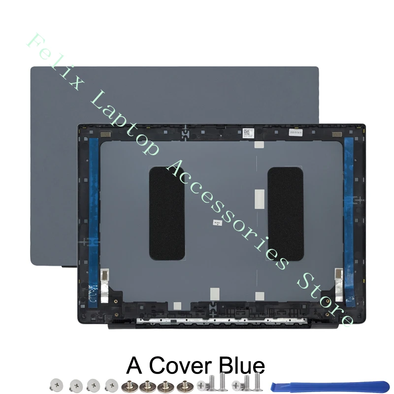 New Laptop LCD Back Cover For Dell Vostro 14 5490 V5490 Series Front Bezel Palmrest Upper Bottom Base Case A B C D Shell Blue