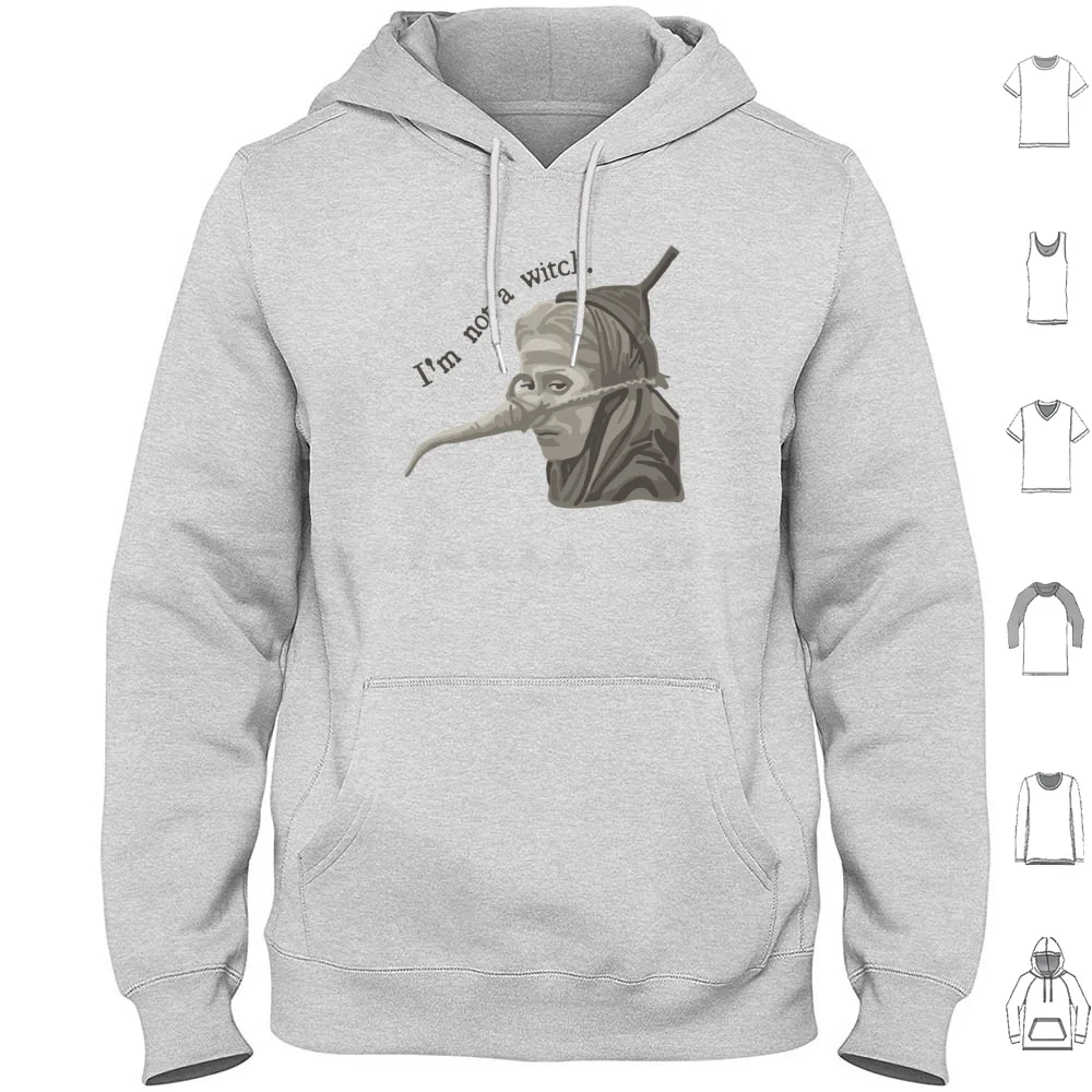 Holy Grail Not A Witch Hoodies Long Sleeve Holy Grail And The Holy Grail Python Monty Funny