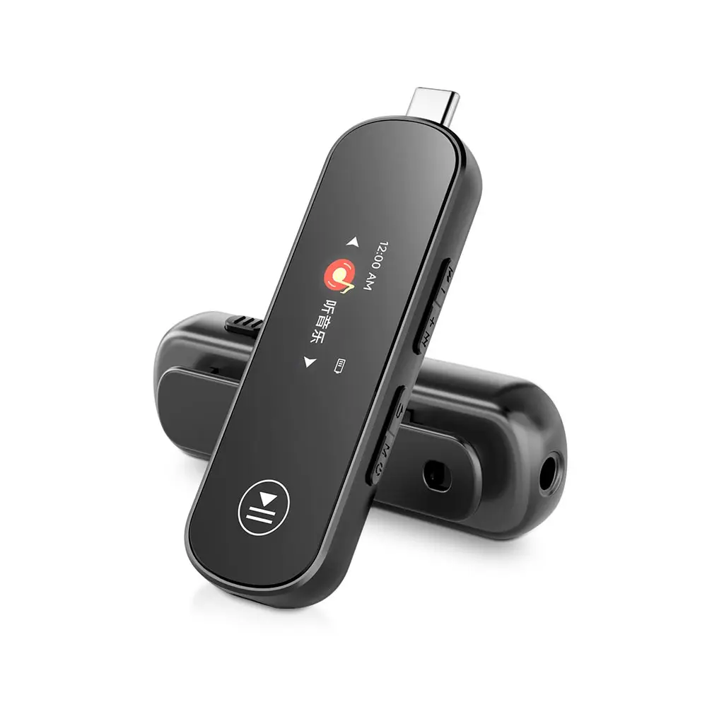 Famue BF02 2025 مشغل MP3 جديد من النوع C تنزيل سريع بدون فقدان صوت بلوتوث 5.3 HD تسجيل الموسيقى محرك أقراص USB 64 جيجابايت للطلاب #6