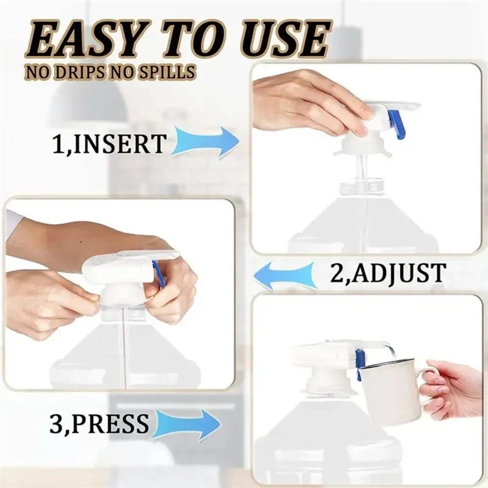 Fully Automatic Magic Faucet Portable Hands-Free Automatic Suction Pump ABS Material Easy to Use Automatic Beverage Straw