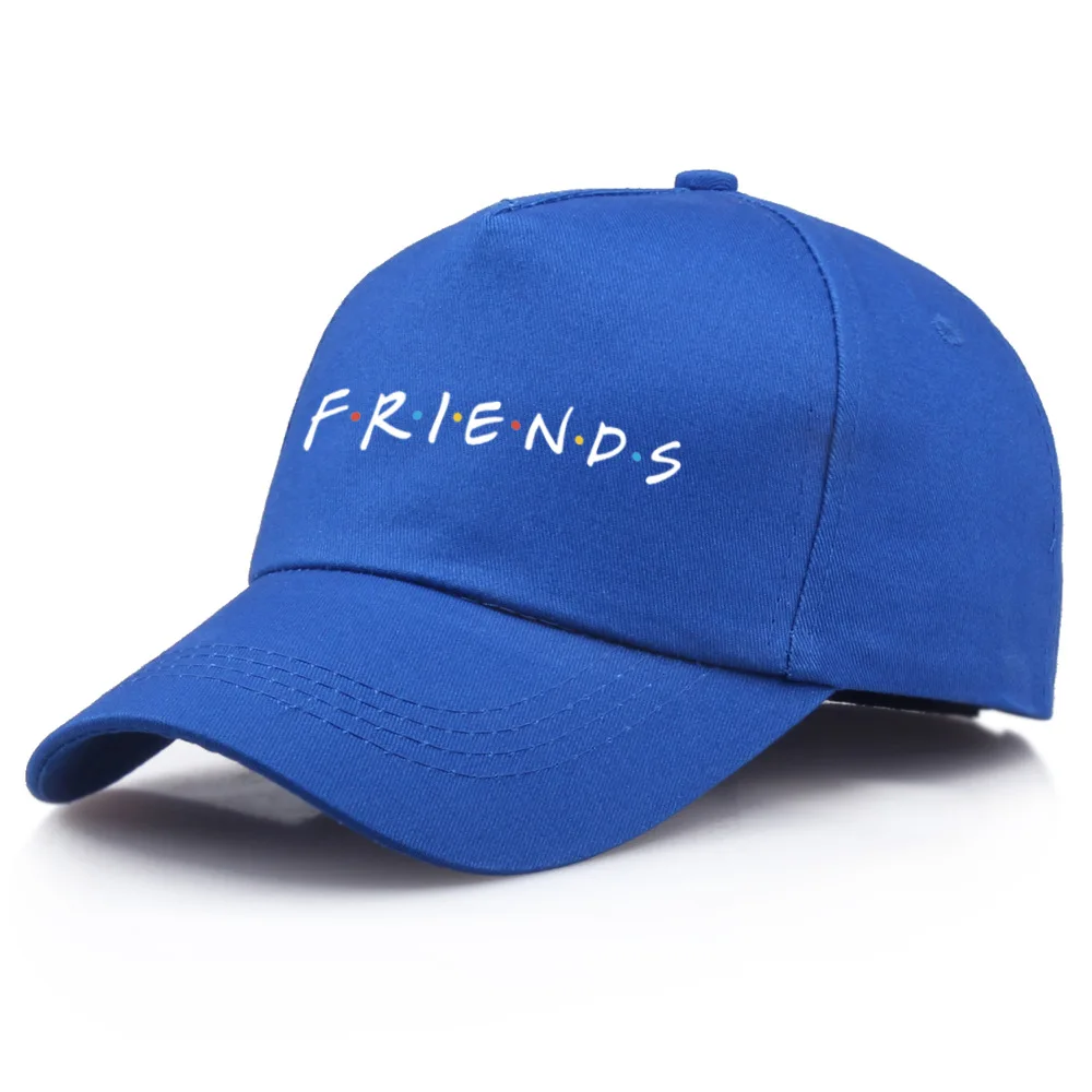 Friends Tv Show Baseball Cap Cosplay Cartoon Uisex Embroidery Baseball Cap Hat Outdoor Caps Hat Gift