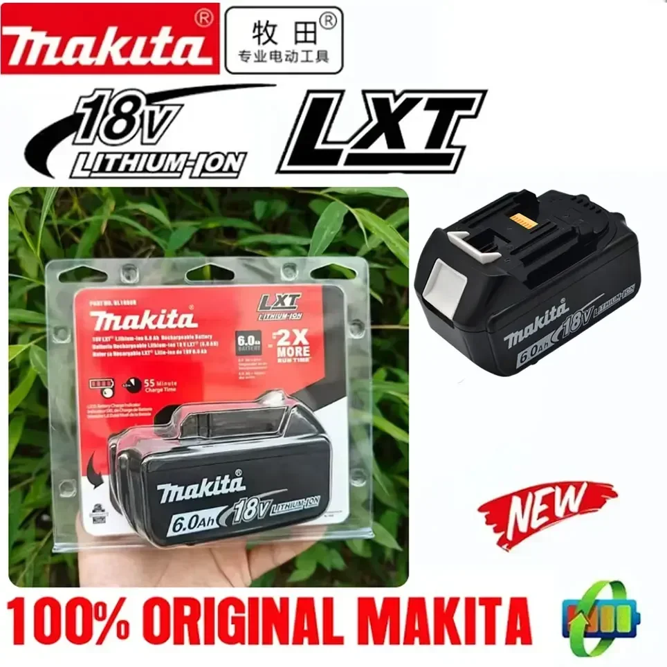 Original Makita 18V 6.0Ah Lithium Rechargeable Battery Replacement Batteries BL1860 BL1830 BL1850 BL1860B For Makita Tools Drill