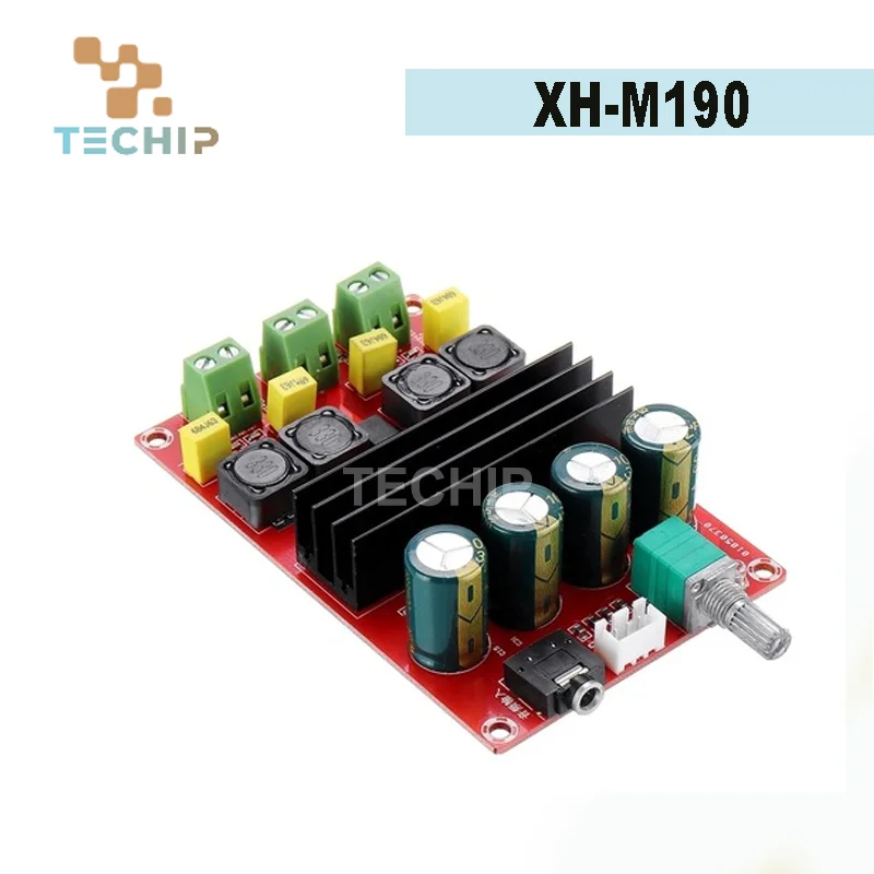 200 Вт XH-M190 TPA3116 D2 двухканальный цифровой аудиоусилитель плата двухканальный модуль 100 Вт + 100 Вт DC12-24 В для Arduino
