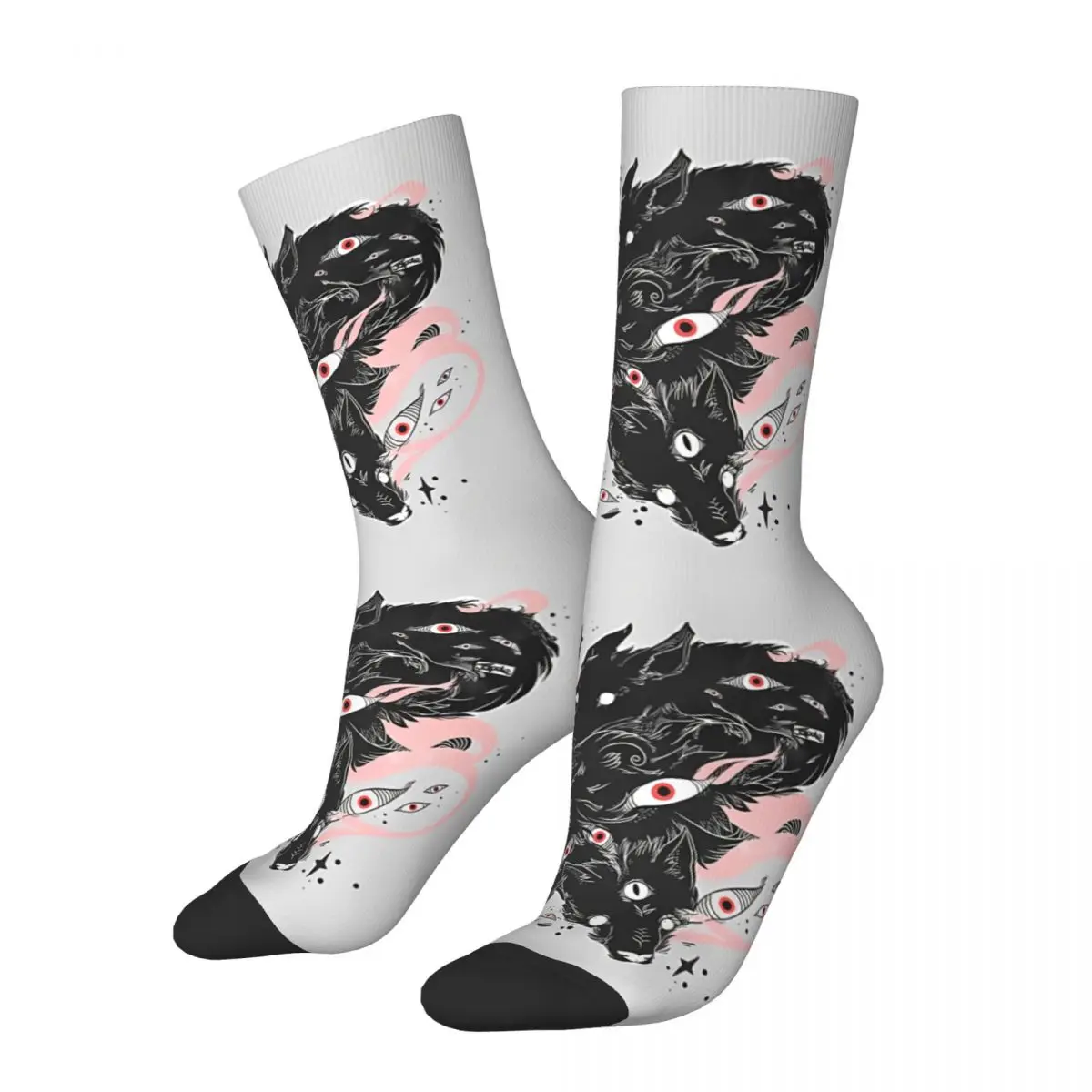 Wild Wolf Sock Printed Man Polyester