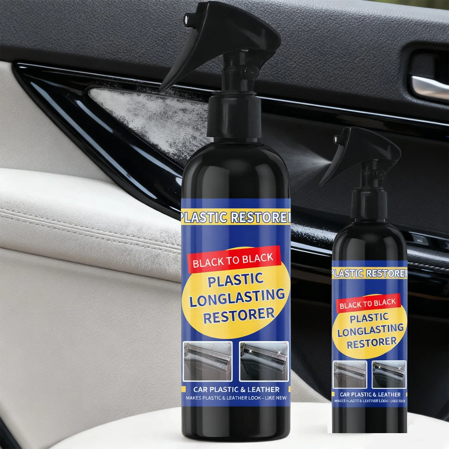 

Автомобильный восстановитель пластика, средство для покрытия, авто пластиковая резина, внешний ремонт, чистый обновляющий реставрационный агент, черный блеск, уплотнение, осветление