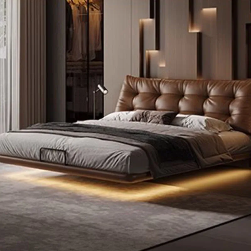 Bed Double Space Saving Human Dog Massage Bed Queen Modern  Furniture