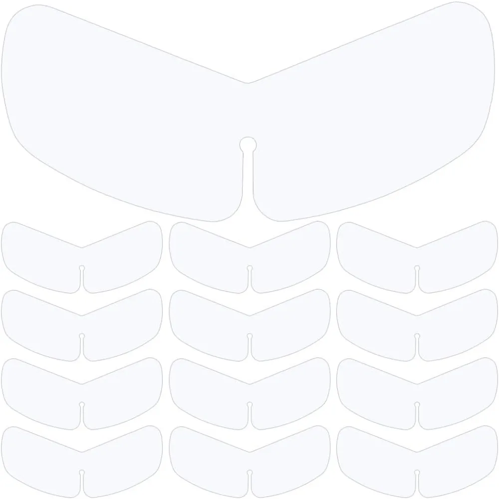 

160 PCS Plastic Dress Shirt Collar Inserts 3.7x1.6inch Clear Shirt Plastic Collar Stays for Fix the Collar of the Shirt