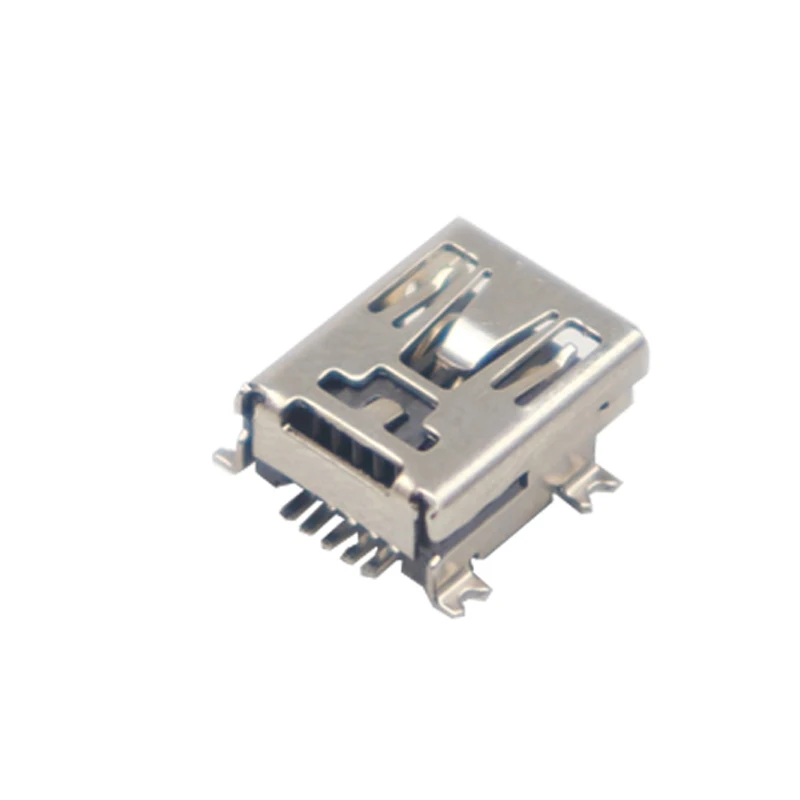 【100-20PCS】Mini USB SMT SMD/DIP 5 Pin Female 4 Feet Mini B Socket Connector Port Jack Tail Sockect Plug 90 Degree / 180 Degree
