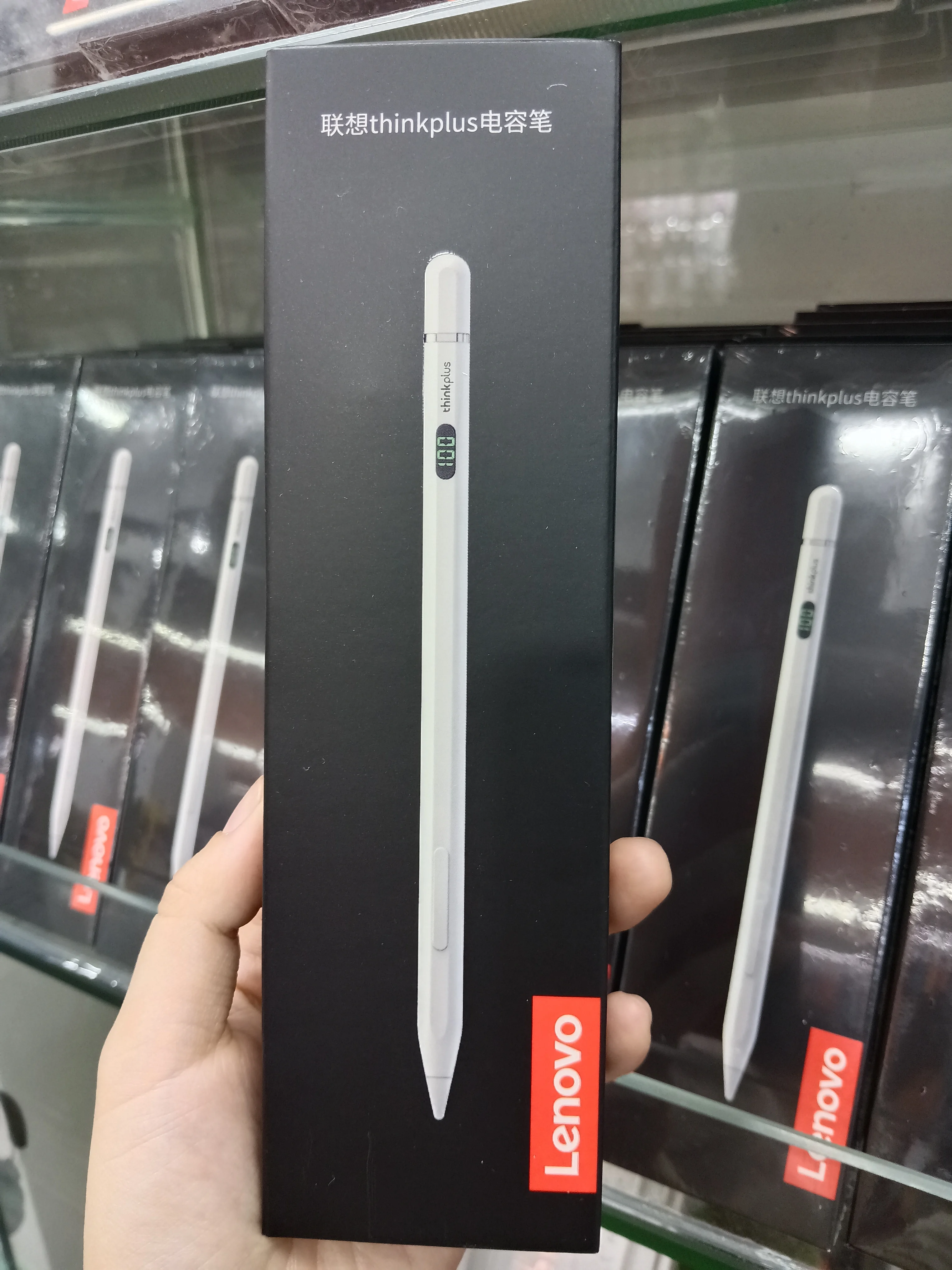 Fotografia 6: Caneta Stylus Lenovo BP26 com Display de Energia, para Apple iPad Air 13 polegadas M2 2024, M4 Pro 11 e 12.9 polegadas, Air 4 e Air 5, 10.9 polegadas