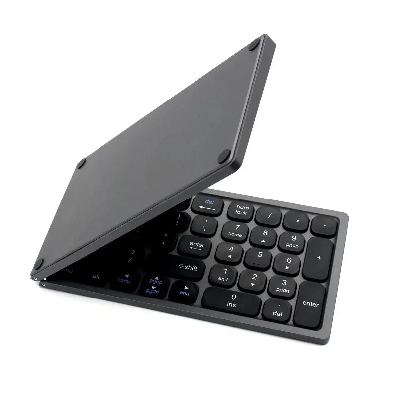 Bluetooth Portable Mini folding Wireless keyboard with Numeric Keypad for Laptop Windows Android Tablet Phone