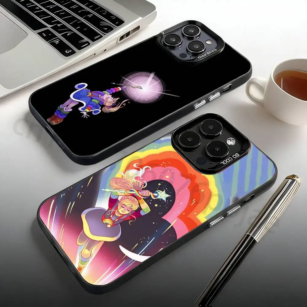 

Cartoon R-Rainbow Brite Phone Case For iPhone 17,16,15,14,13,12,11,Pro,Max,Plus,Mini Candy Matte Shockproof Cover