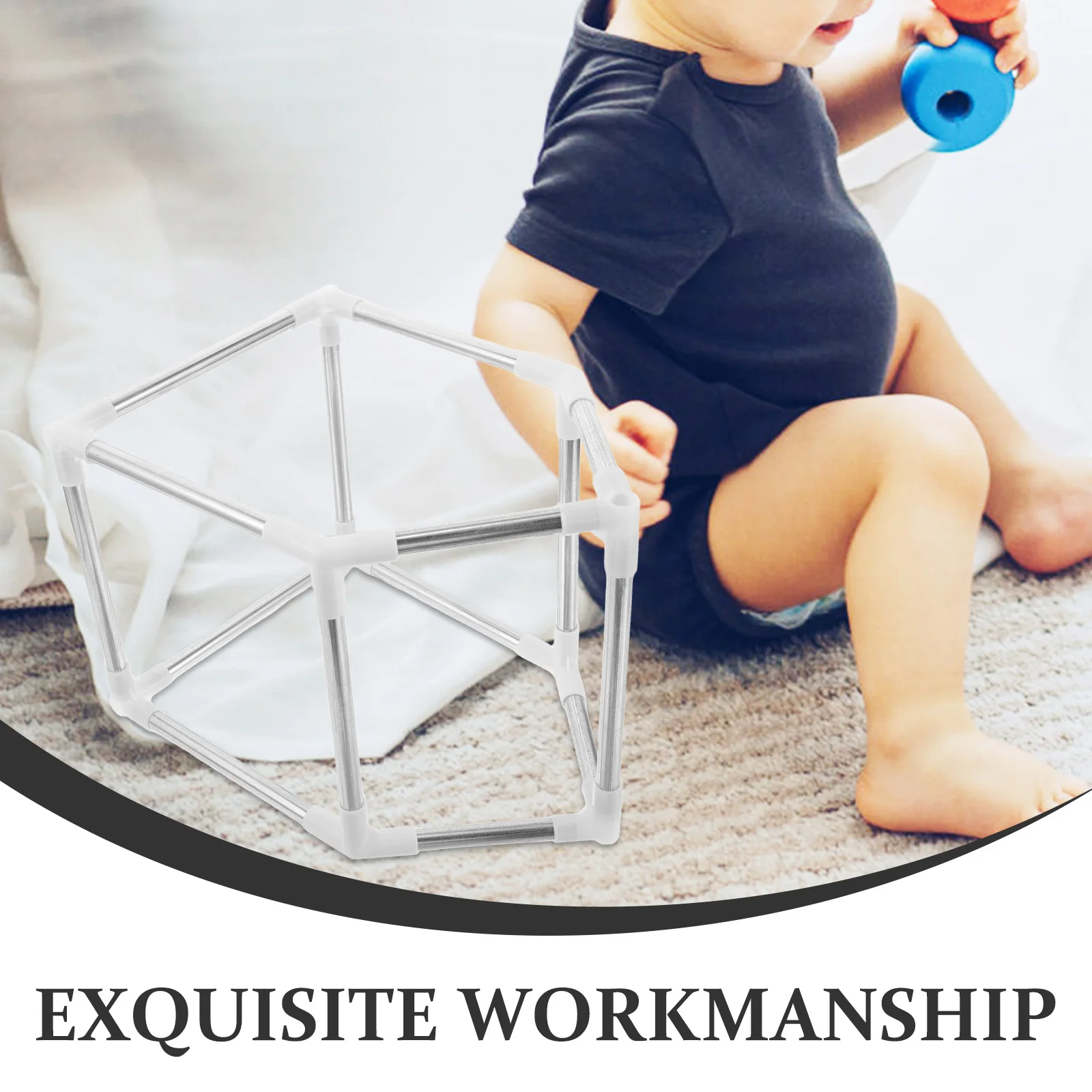 Mini casa quadro crianças tenda diy playhouse estrutura de metal interior ao ar livre pet pequena casa kit montagem diy jogar tenda quadro