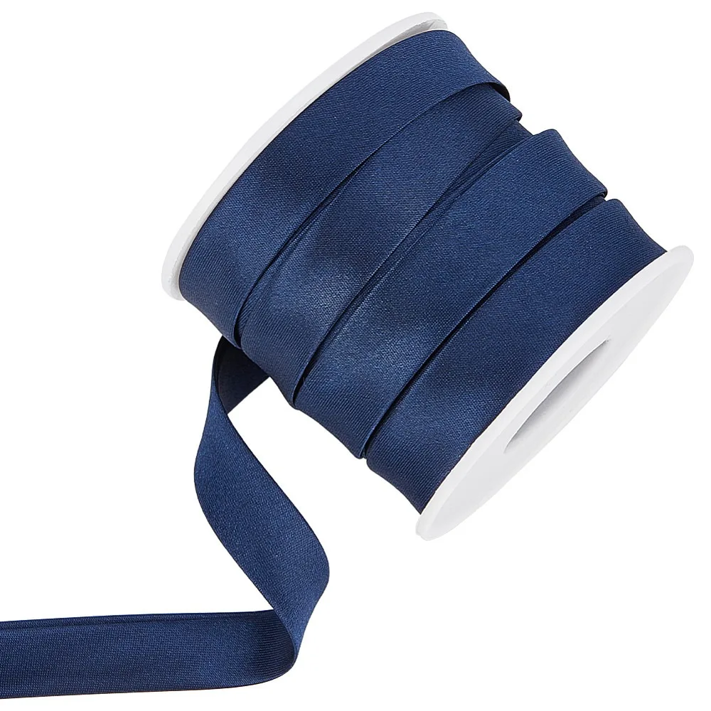 Polyester Piping Ribbon for Garment Accessories Cheongsam Decoration Prussian Blue 1/2~5/8 inch(14~15mm)