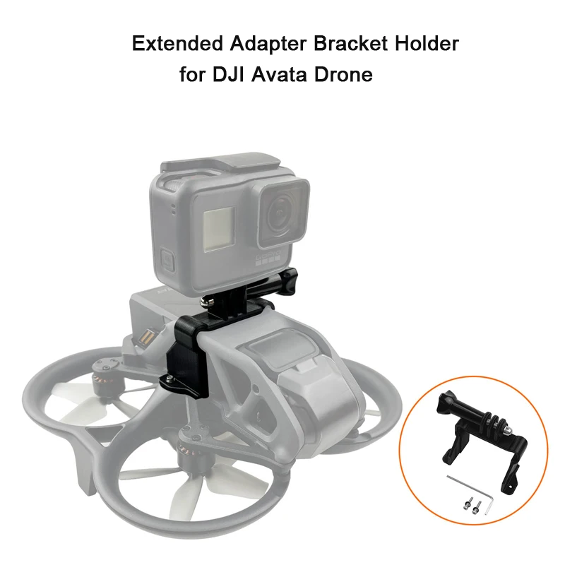 ل DJI Avata الطائرة بدون طيار متعددة الوظائف تمديد محول قوس حامل مع الخيوط المسمار ل Gopro بانورامية كاميرا الملحقات