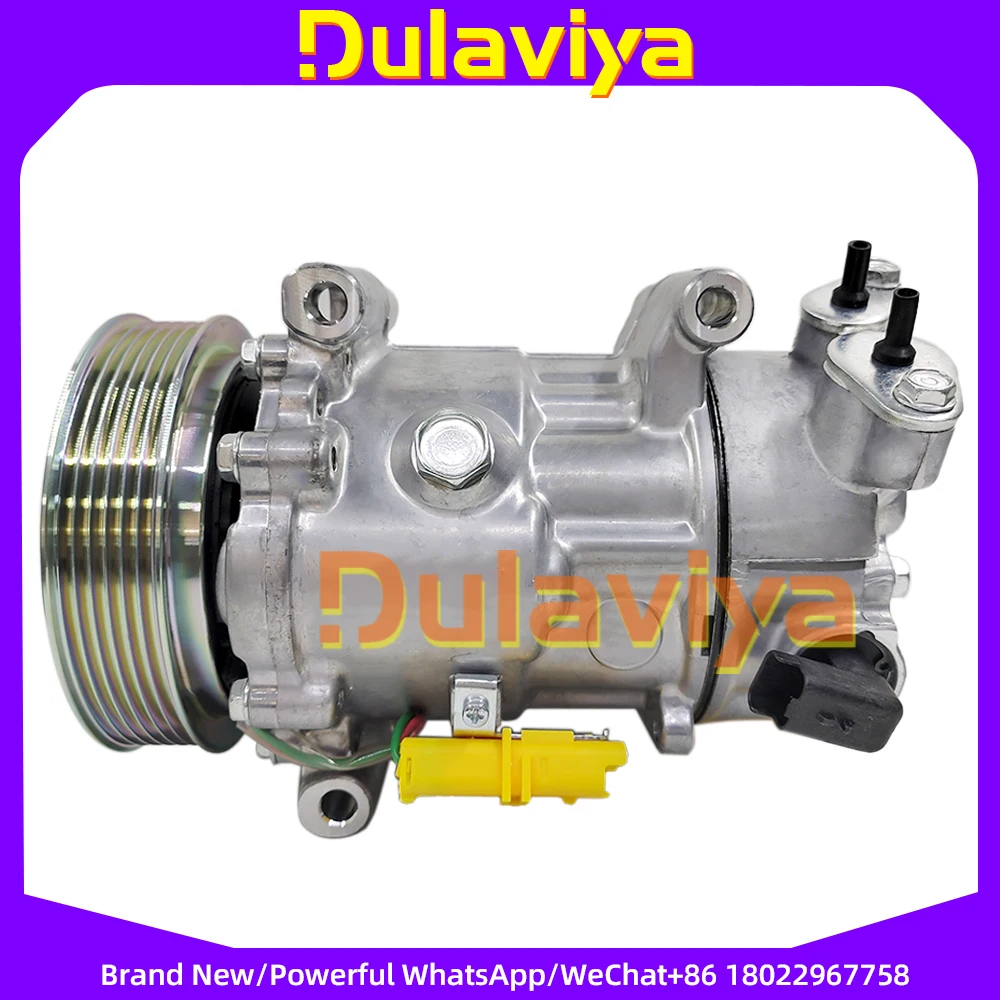 96598758 AC Compressor For Peugeot 307 308 807 406 607 SD7C16 For Citroen C4 9651911480 9671216780 9800839580 9656483580