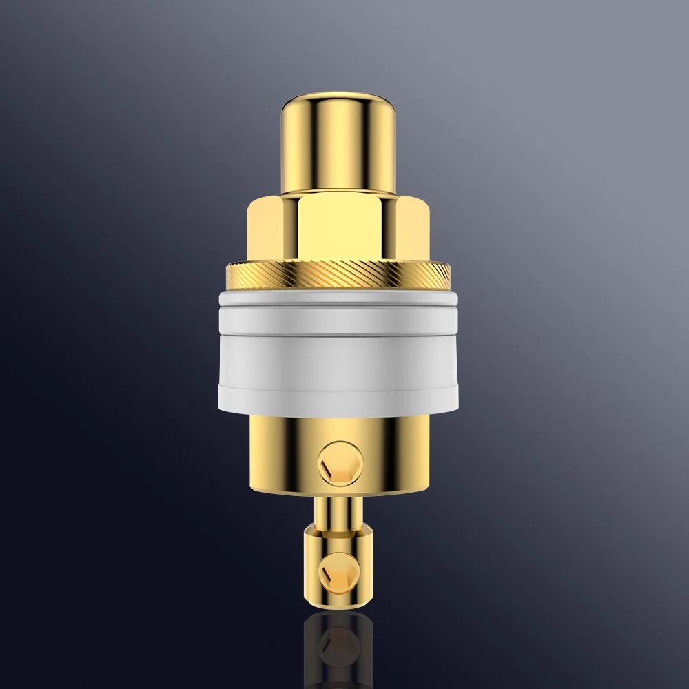 4xViborg RC102G czysta miedź 24K pozłacane gniazdo RCA śruba blokująca gniazdo żeńskie RCA Hifi