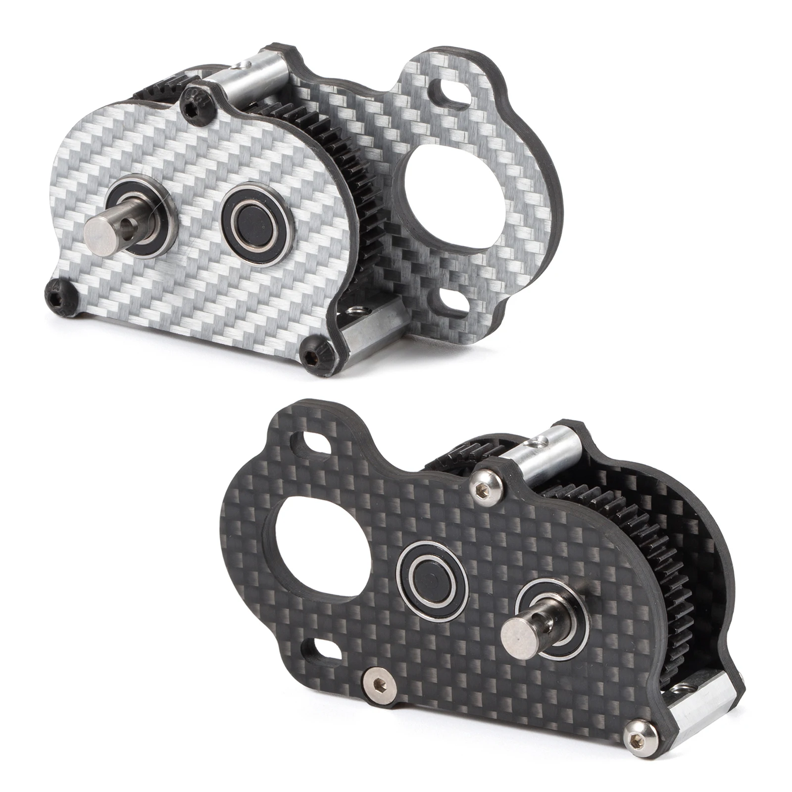 35g Carbon Ultralight NOD LCG Transmission 48P Straight Axle Gearbox for Scaler Sportsman 1/10 RC Crawler Chassis AR44 AR45