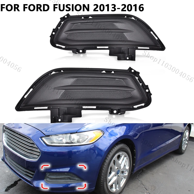 

For Ford Fusion 2013 2014 2015 2016 DS73-19953-B Front Bumper Fog Light Cover Front Fog Lamp Frame Car Accessories