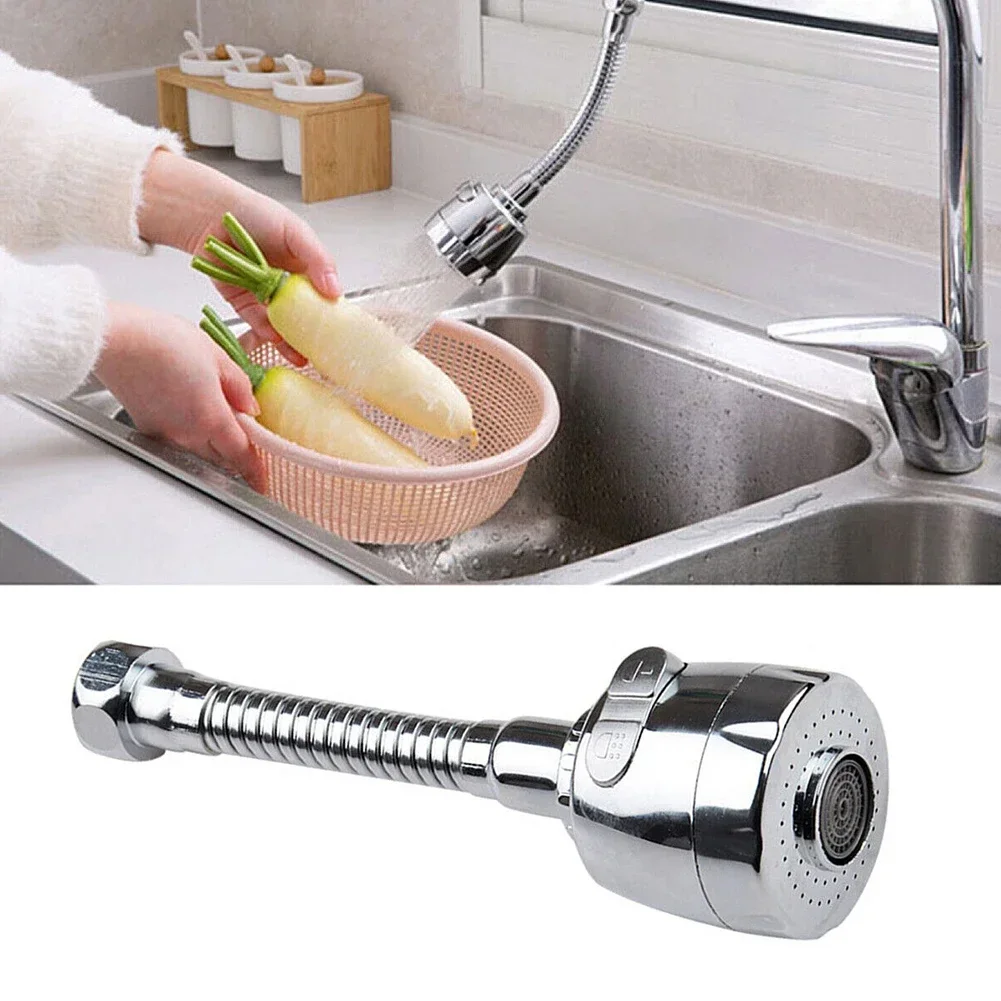 Kitchen Fixtures Nozzle Extender Toilet Faucet 2 Spray Mode Bathroom Faucet Degrees Rotation Kitchen Faucet