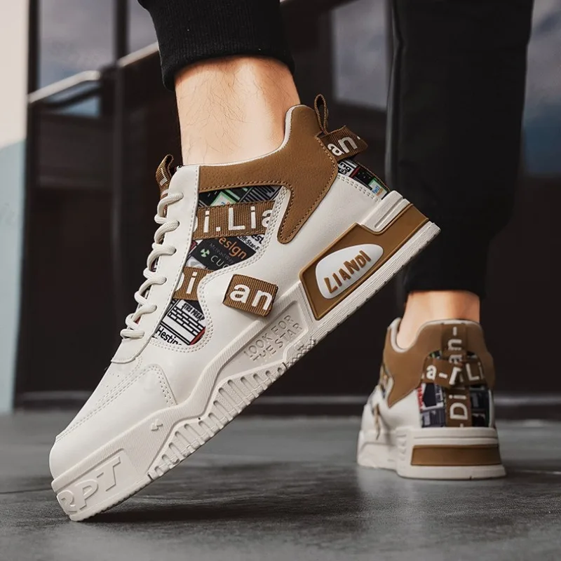 

Men High Top Ankle Boots 2025 Autumn Outdoor Comfortable Casual Boot Male Ankle Boots Fashion Outdoor Sneakers Botas Para Hombre