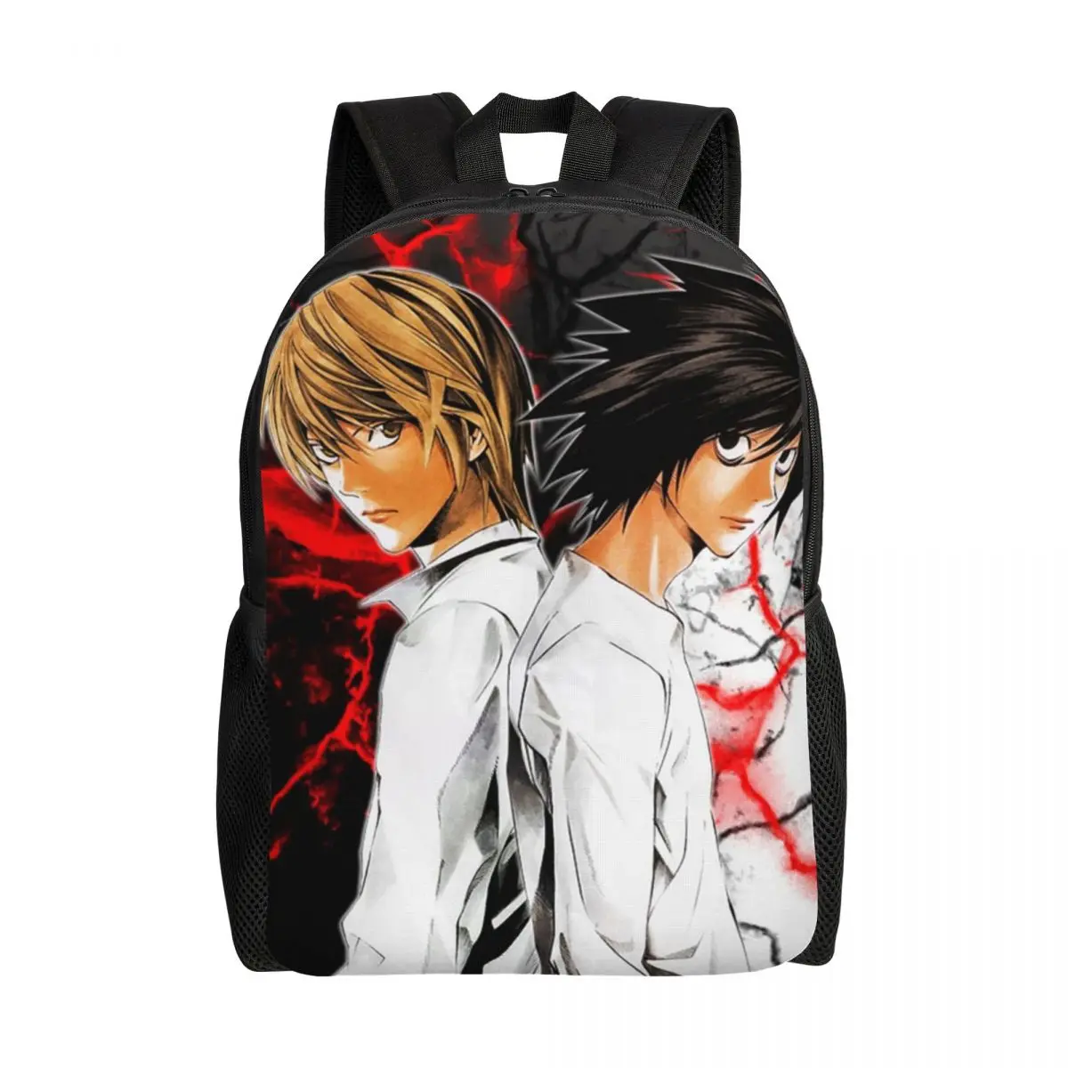 

Custom Deathes Anime Note Backpacks for Men Women Waterproof School College Bag Printing Bookbags