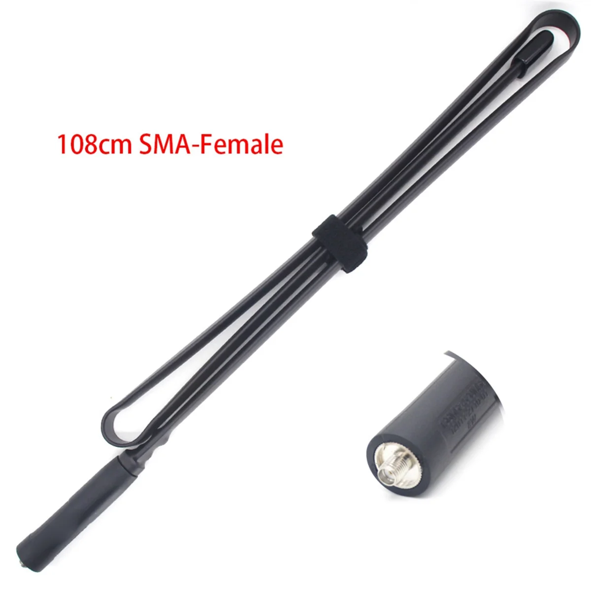 Walkie Talkie Foldable CS Antenna SMA-Female Dual Band for BAOFENG UV5R Radio Accessories 136-174 400-520(MHz)108cm