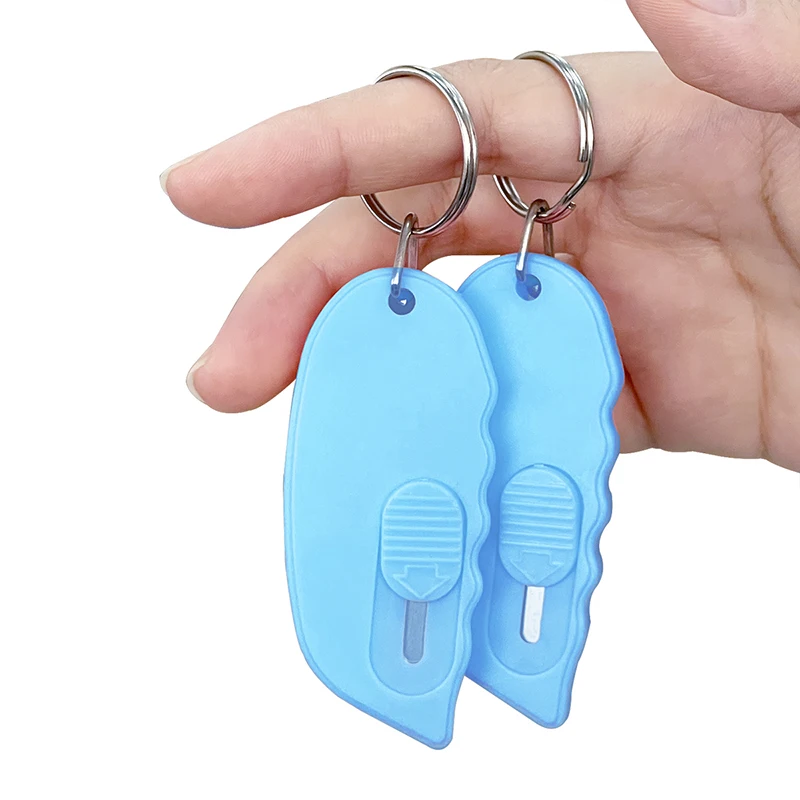 3 قطعة الحد الأدنى الفن الصغيرة مفتاح سكين المحمولة سكين فني صغير مكتب قطع ورقة افتتاح المغلف الفن سكين سكينة صريحة #4