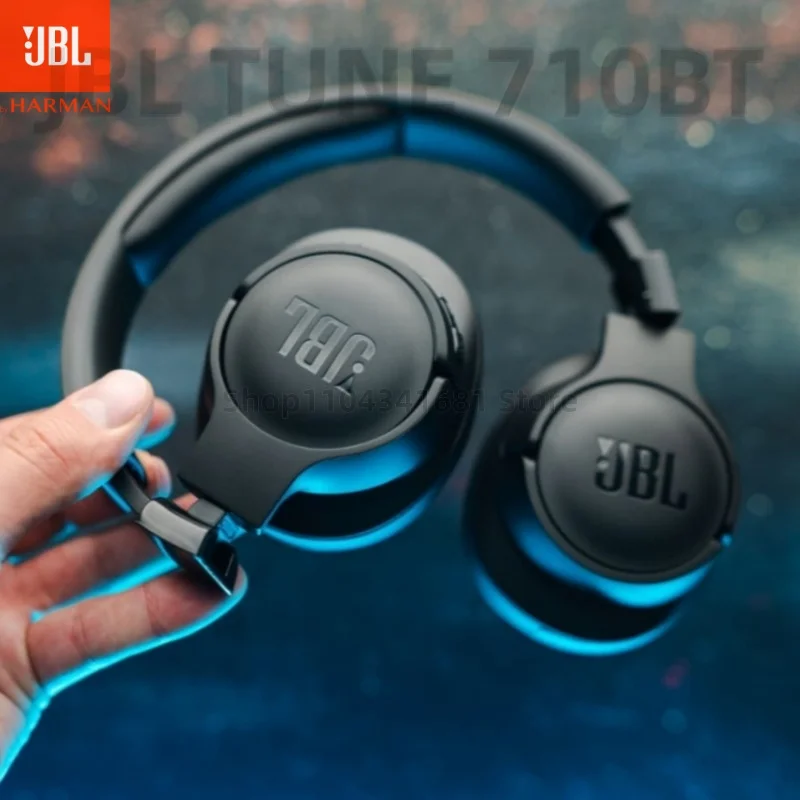 Audífonos Bluetooth JBL Tune 710BT con potente sonido JBL Pure Bass, los audífonos JBL TUNE 710 BT 2026 Nuevo