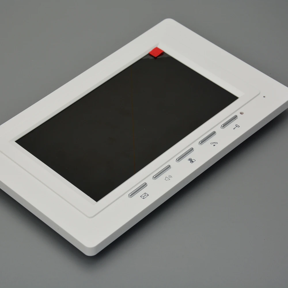 Videocitofono con display a 3 colori da 7 pollici, campanello per porta posteriore, scheda IC, sblocco, fotocamera impermeabile, visione notturna, installazione semplice