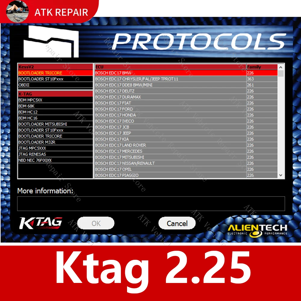 KTAG 2.25 Programming software diagnosis Online ECU Chip Adjustment Tool Main BDM Fracturing Machine Unlimited EU KTAG V7.020