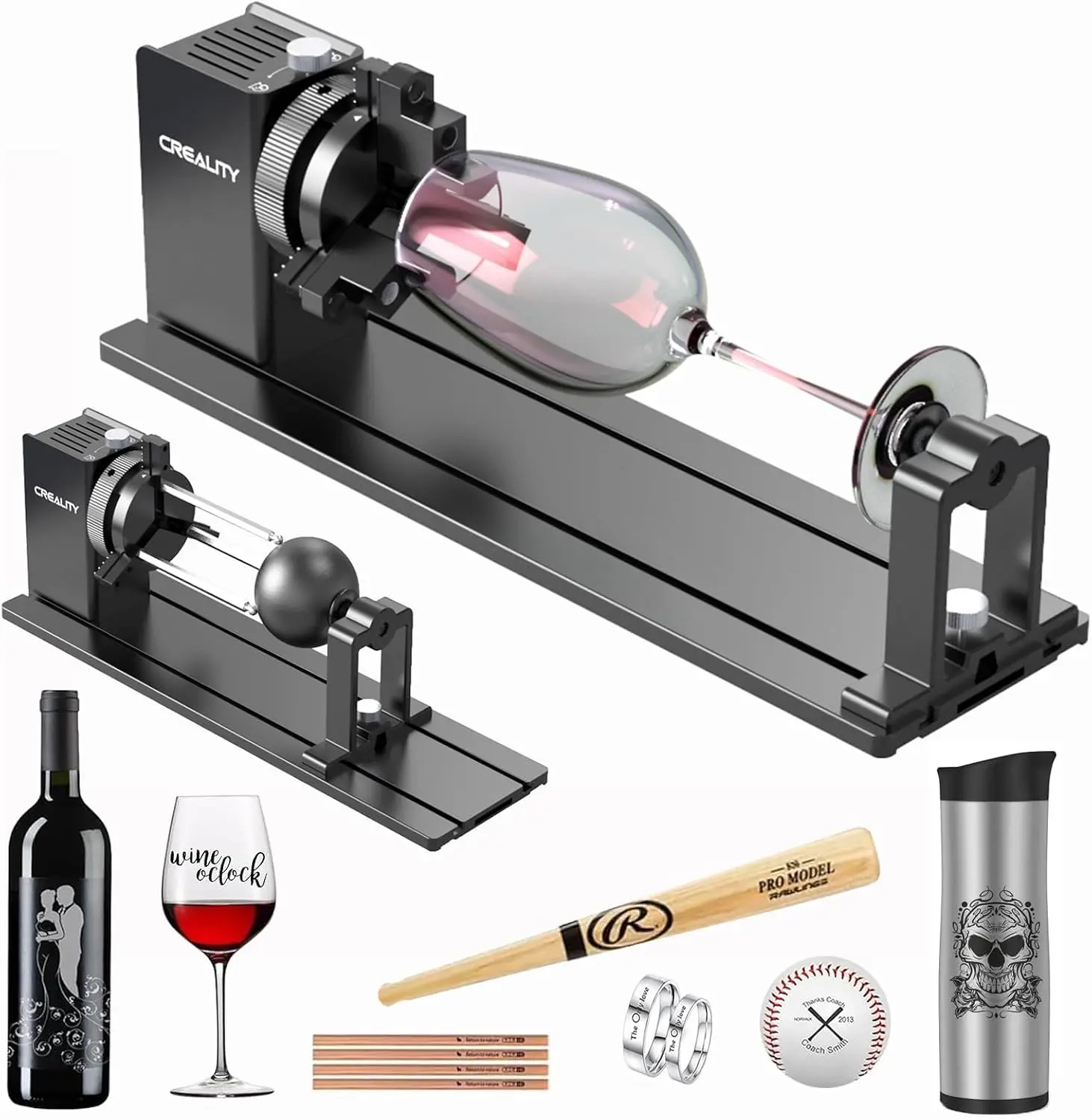Laser Rotary Roller Pro, Laser Rotary Roller 3 in 1 Multi-Function Engraving Accessories for Engraver, Jaw Chuck for Engraving C