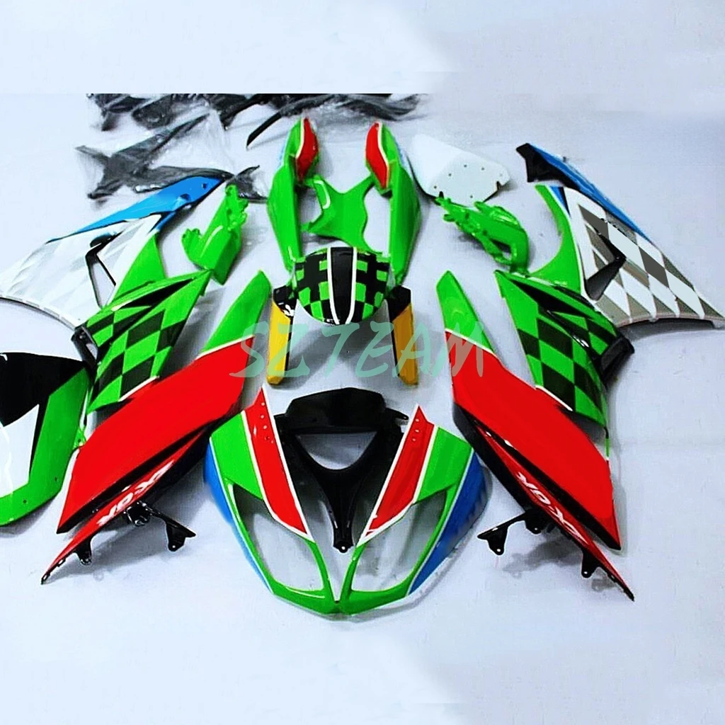 Fit Fairings for Kawasaki 2009-2012 ZX6R 636 Color-Matched Motorcycle Panels Fairing Kit 09-12 ZX-6R