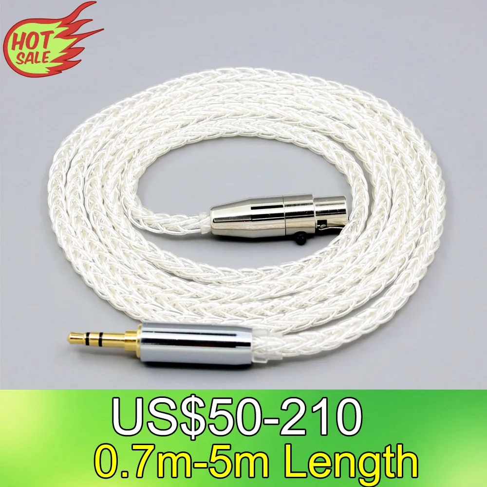 LN008407 8 Core 99% 7n Pure Silver Palladium Earphone Cable For AKG Q701 K702 K271 K272 K240 K141 K712 K181 K267 K712