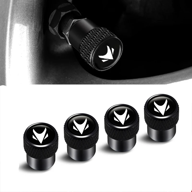 Car Wheel Tire Valve Stem Cap Cover Logo Stickers For ARCFOX Alpha T5 T6 S5 T1 Kaola S Auto Styling Decoration Accessories