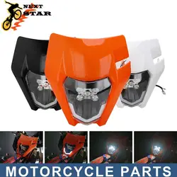 Universal Motorcycle LED Headlight Headlamp Head Lamp Light For KTM EXC EXCF SX SXF XC XCF XCW XCFW 125 150 250 300 350 450 530