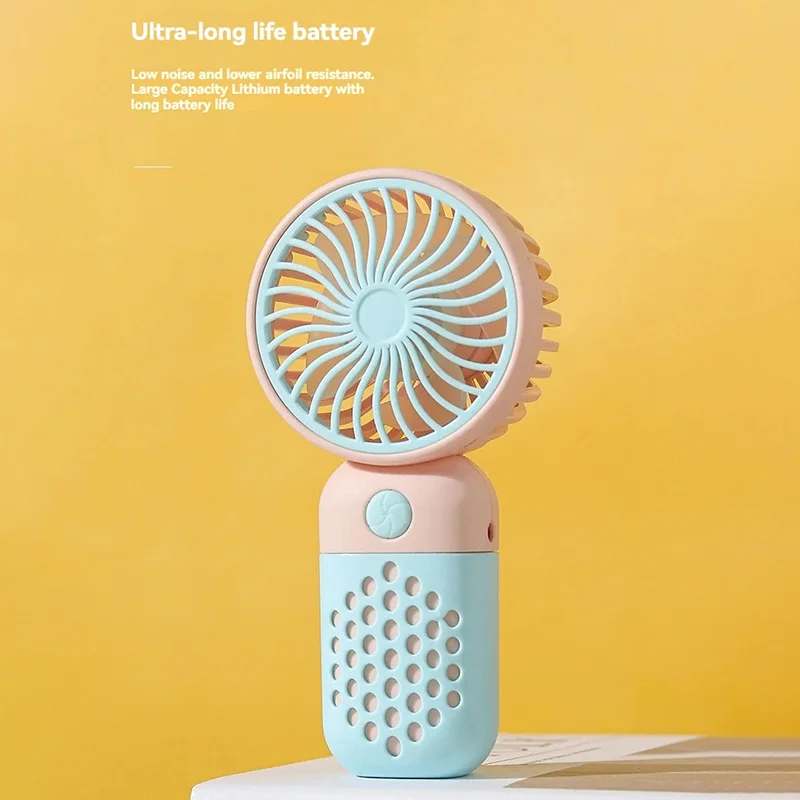 

Electric Fan Air Cooler Cute Student Small Cooling Handheld fan Portable usb Charging ventilador Mini Pocket hand fans camping