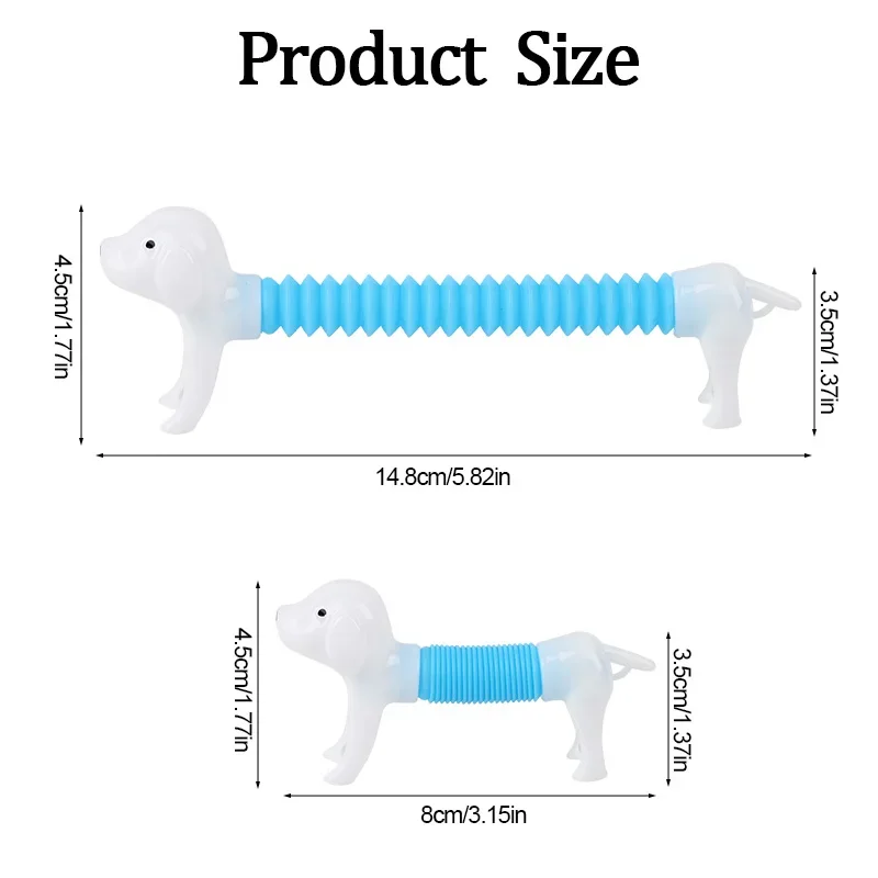 10 قطعة لمط الكلب الإجهاد الإغاثة أنابيب البوب لعبة أطفال حفلة عيد ميلاد تفضل بيناتا حشو تصغير الضغط الحسي لعبة #6