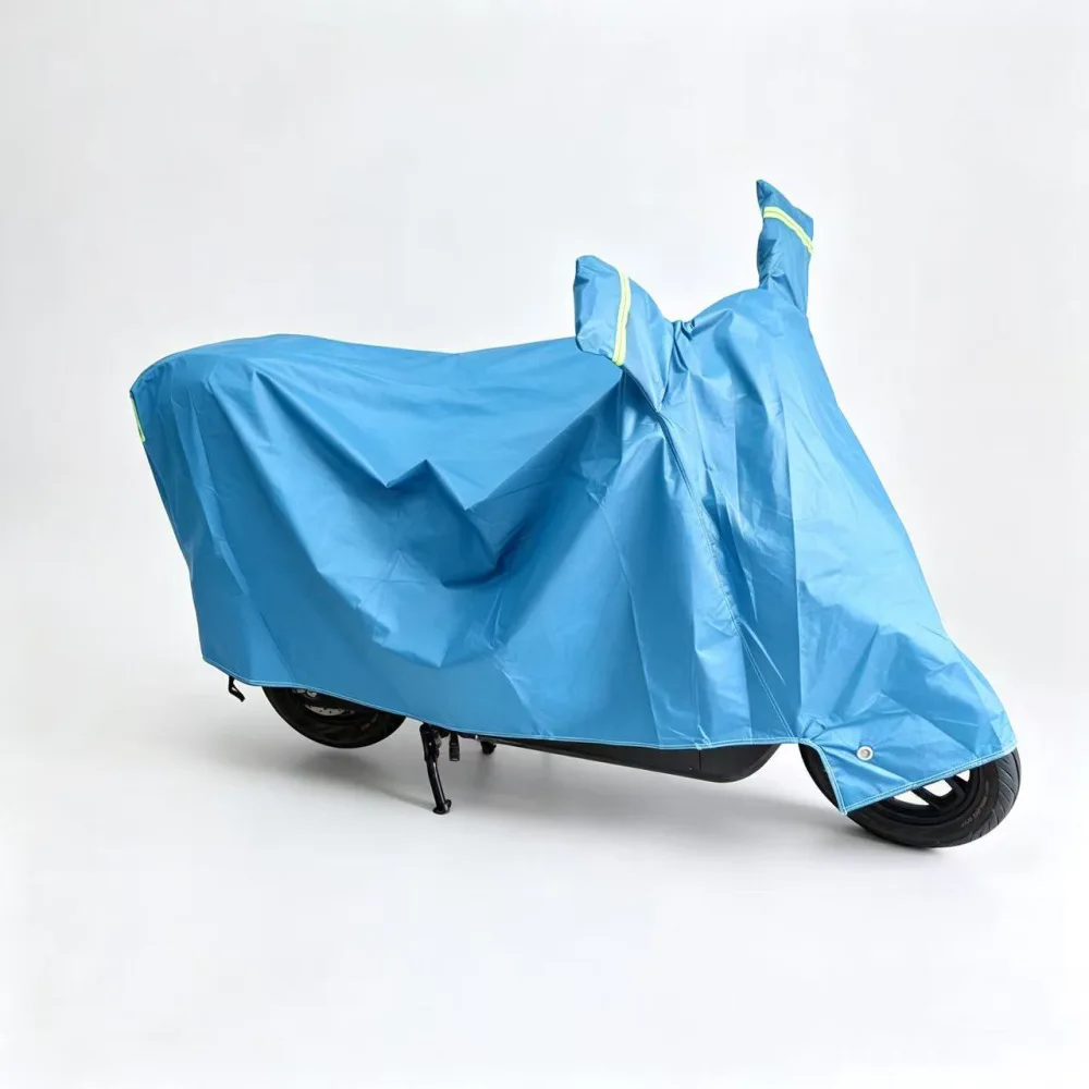 Waterproof Motorcycle Cover Thickened Dustproof Sun Protector Outdoor Shield For Electric Scooter Bike Full Body Protection