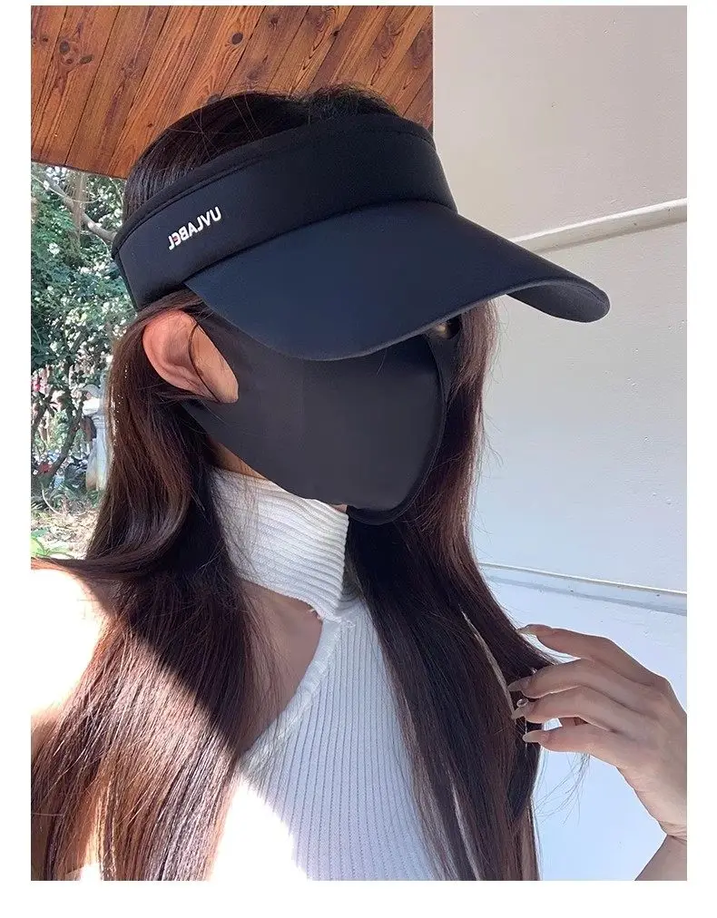 Sonnenblende Unisex UV-Schutz Paar-Sportmütze Golf Tennis Sommer Krempe Angeln Strand Wandern Radfahren Sonnenschutz Leerer Top-Hat – Detail 13