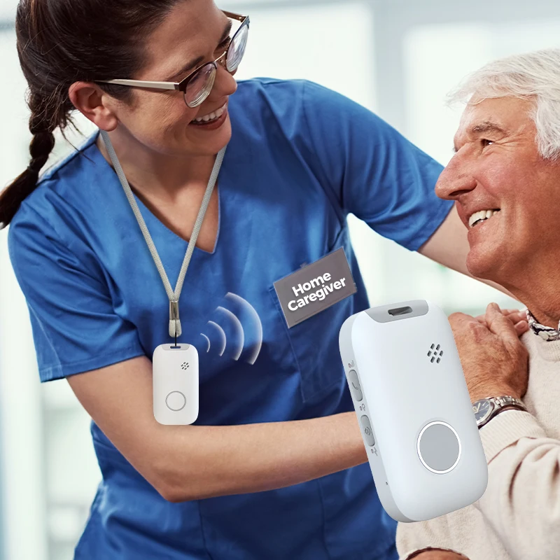 Dementia Tracking Devices EV-12 Wandering Prevention Systems 4G Personal Wearable GPS tracker SOS Pendant Alert Caregivers