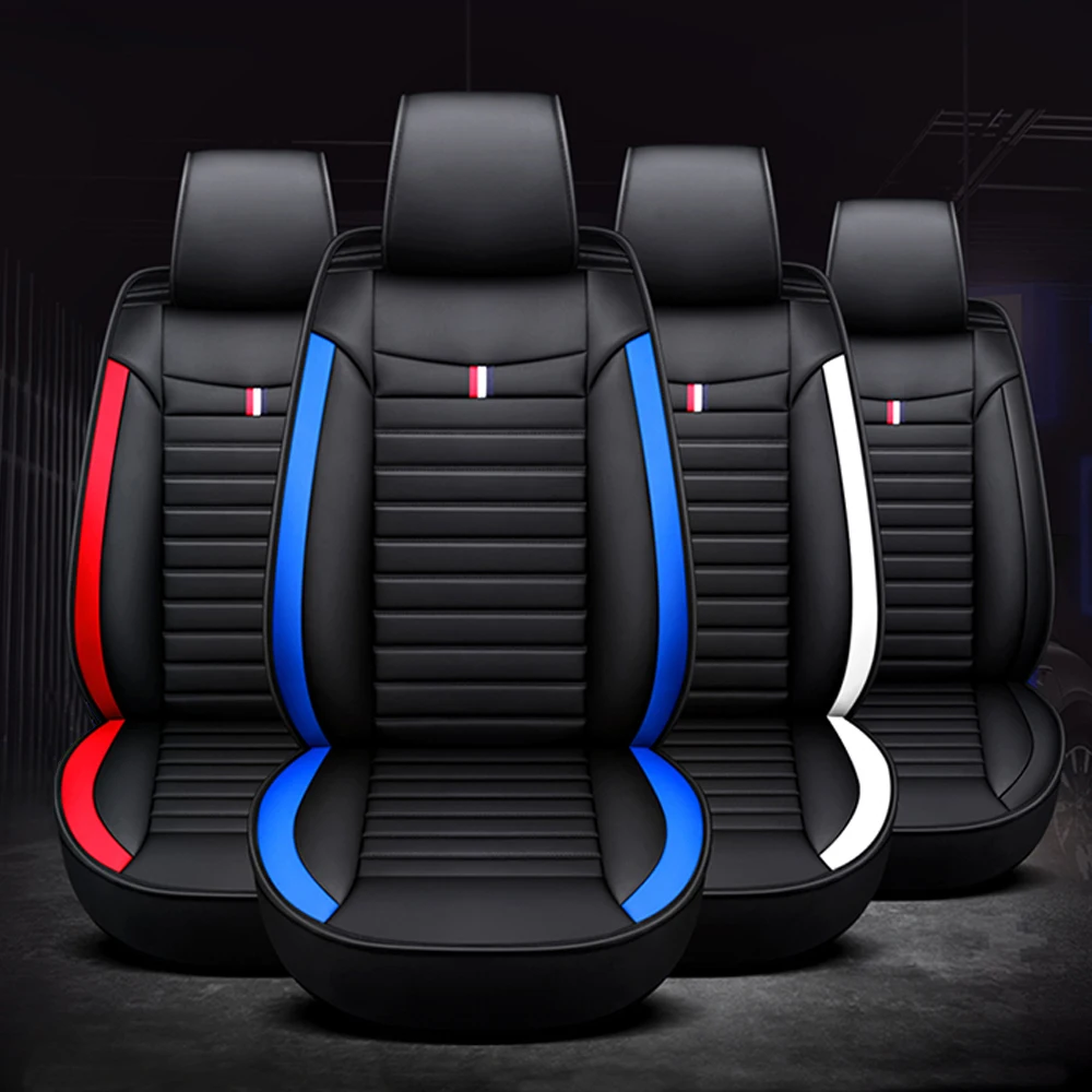 

Factory big discount 9D design waterproof Universal size leather car seat covers for HONDA CIVIC TOYOTA