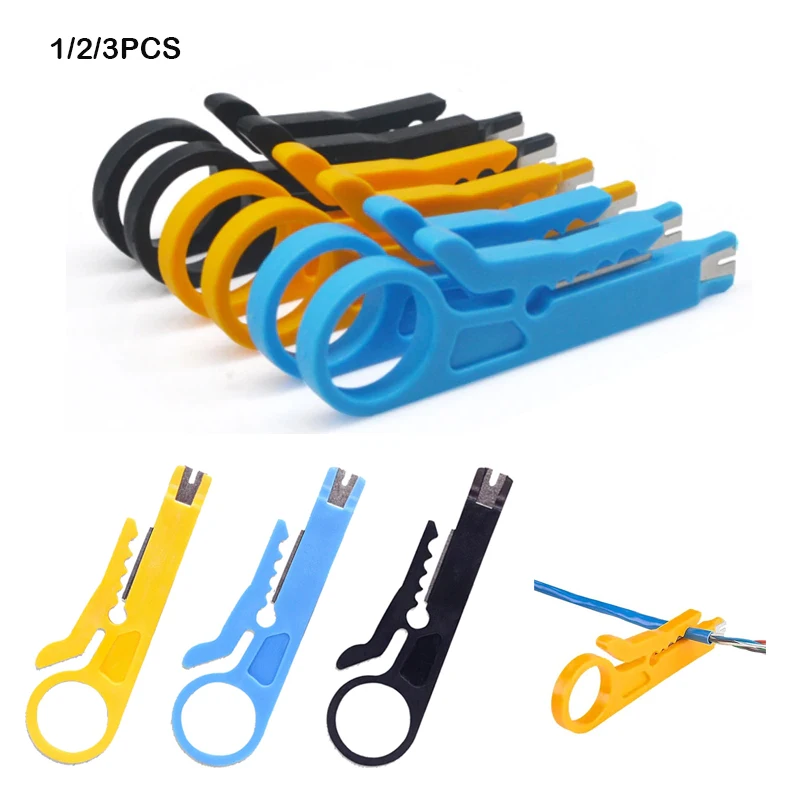 Wire stripper Portable Line Cleaning Cutter Roller Cable Cleaning Tool Multi-function Tool Pocket Multi-pipe Thread Cutter