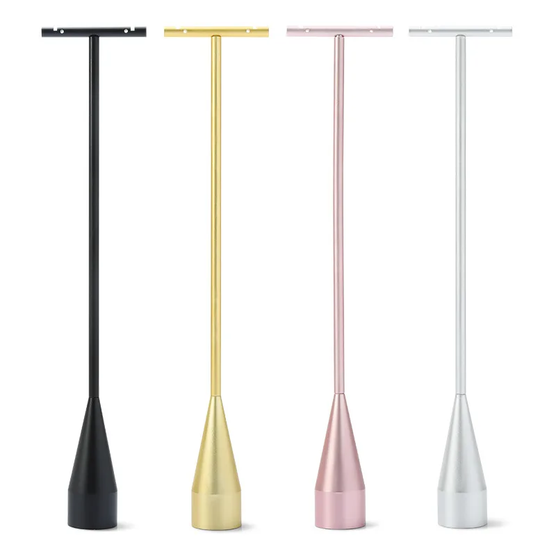 Earring Holder T-Bar For Ear Stud Necklace Show Metal Rack Metal Home Jewelry Organizer Shelf Gold Pink Silver Color