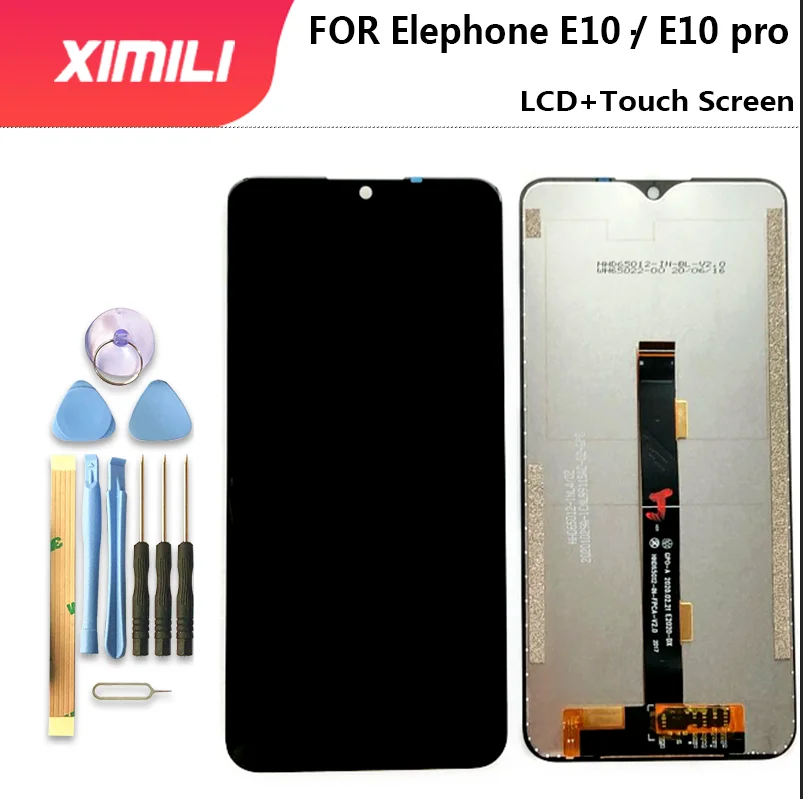 

Новый 100% оригинальный 6,5 дюймовый ЖК-дисплей Elephone E10 + кодирующий преобразователь сенсорного экрана в сборе LCD + сенсорный дигитайзер для Elephone E10 + Инструменты