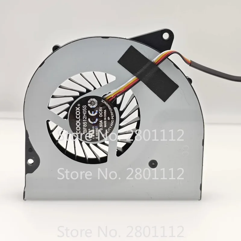 New Cooler Fan for COOLCOX BF8512H05S DC 5V 0.50A 4-Wire Fan