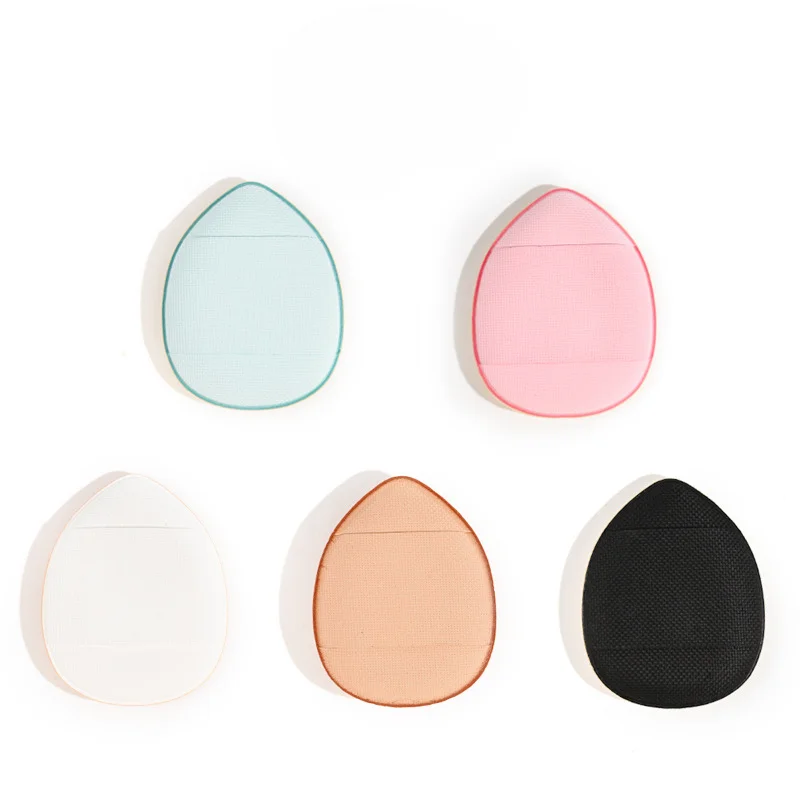 Mini Tamanho Finger Puff Maquiagem Esponja, Corretivo Facial Foundation Detalhes, Profissional Cosmetic Air Cushion Puff Maquiagem Set